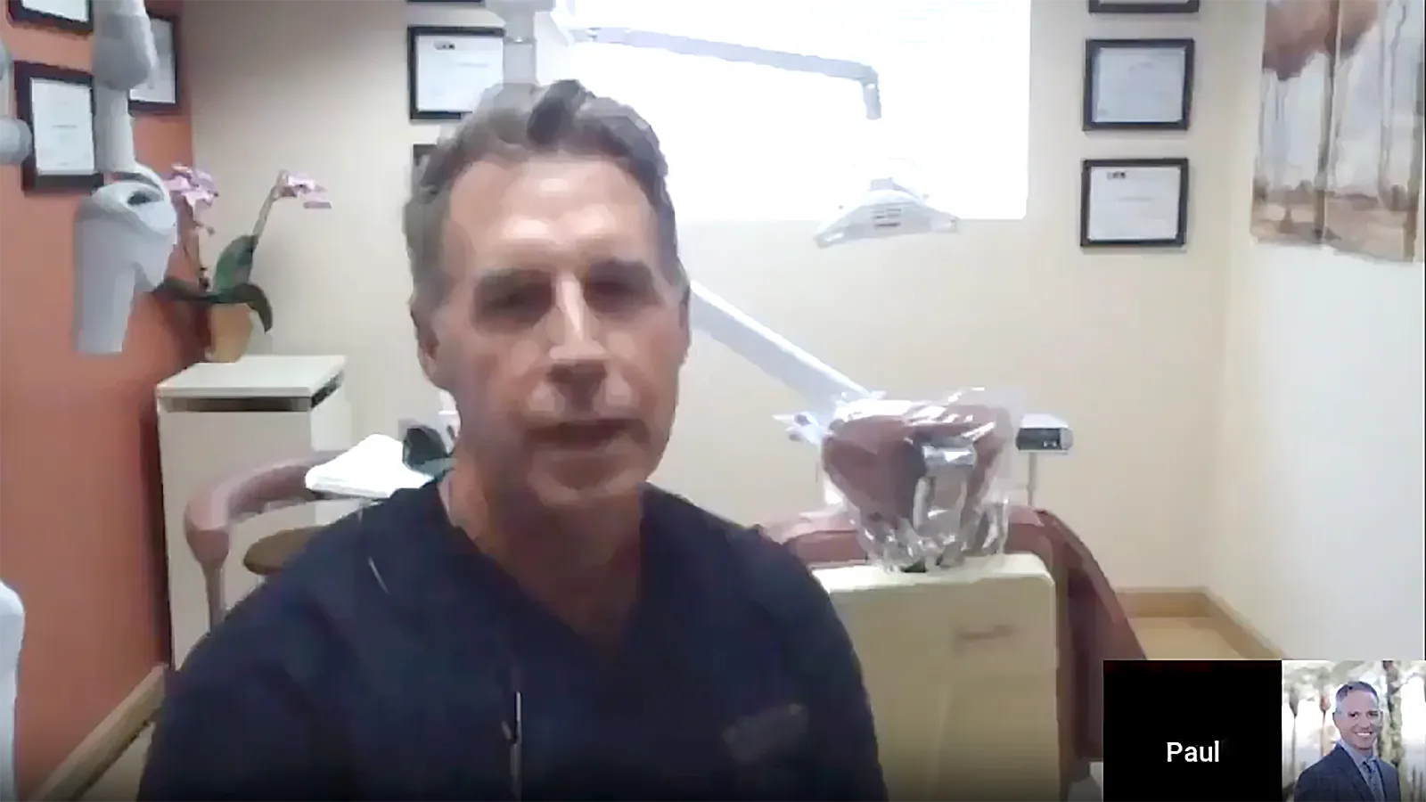 A thumbnail of Dr. Paul O'malley talking to the camera.